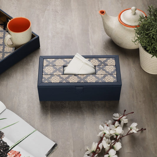 Bikaner Royal Blue Tissue Box