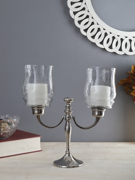 Alyssa Two Lite Hurricane Candlestand