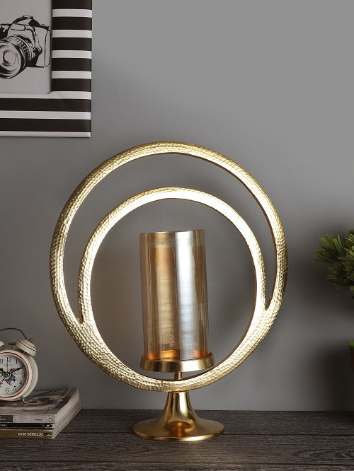 Aurus Gold Hammered Hurricane