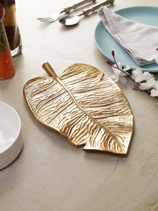 Manta Gold Leaf Platter