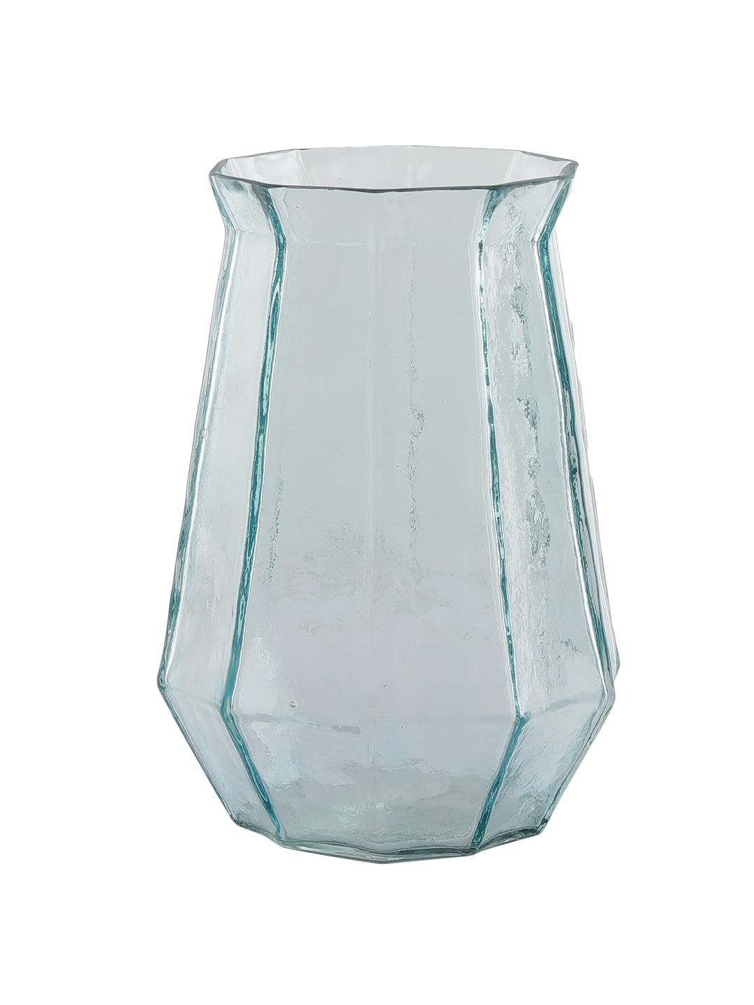 Sapphire Blue Glass Vase