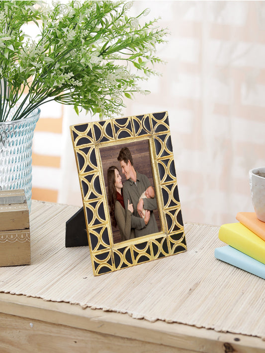Orneo Black & Gold photo frame 4"x6"