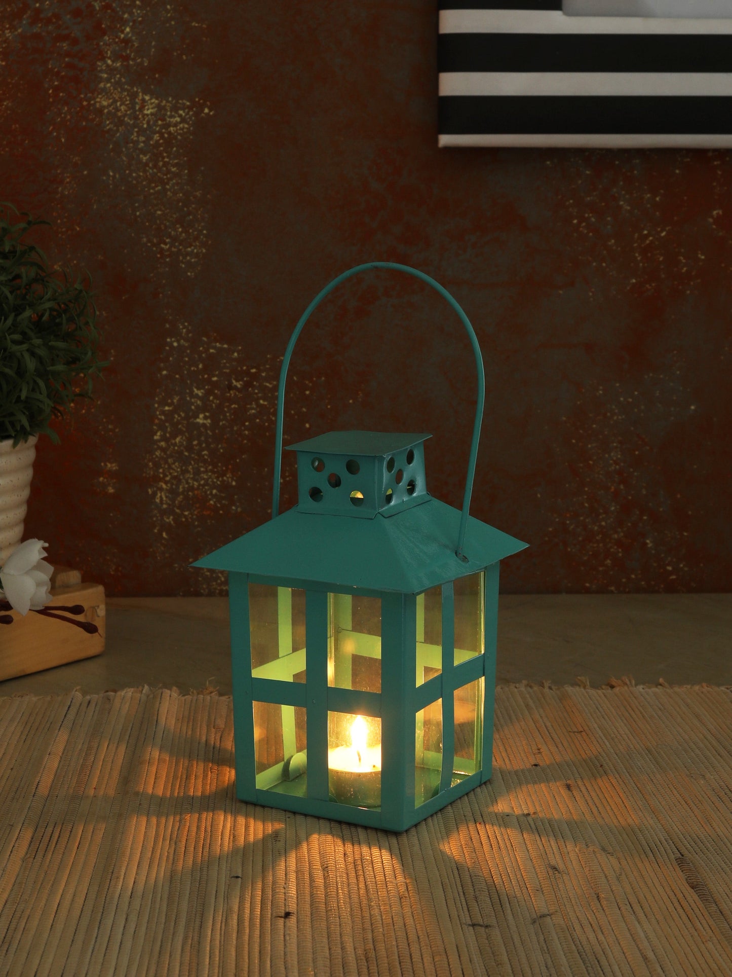 Maison Lantern Blue