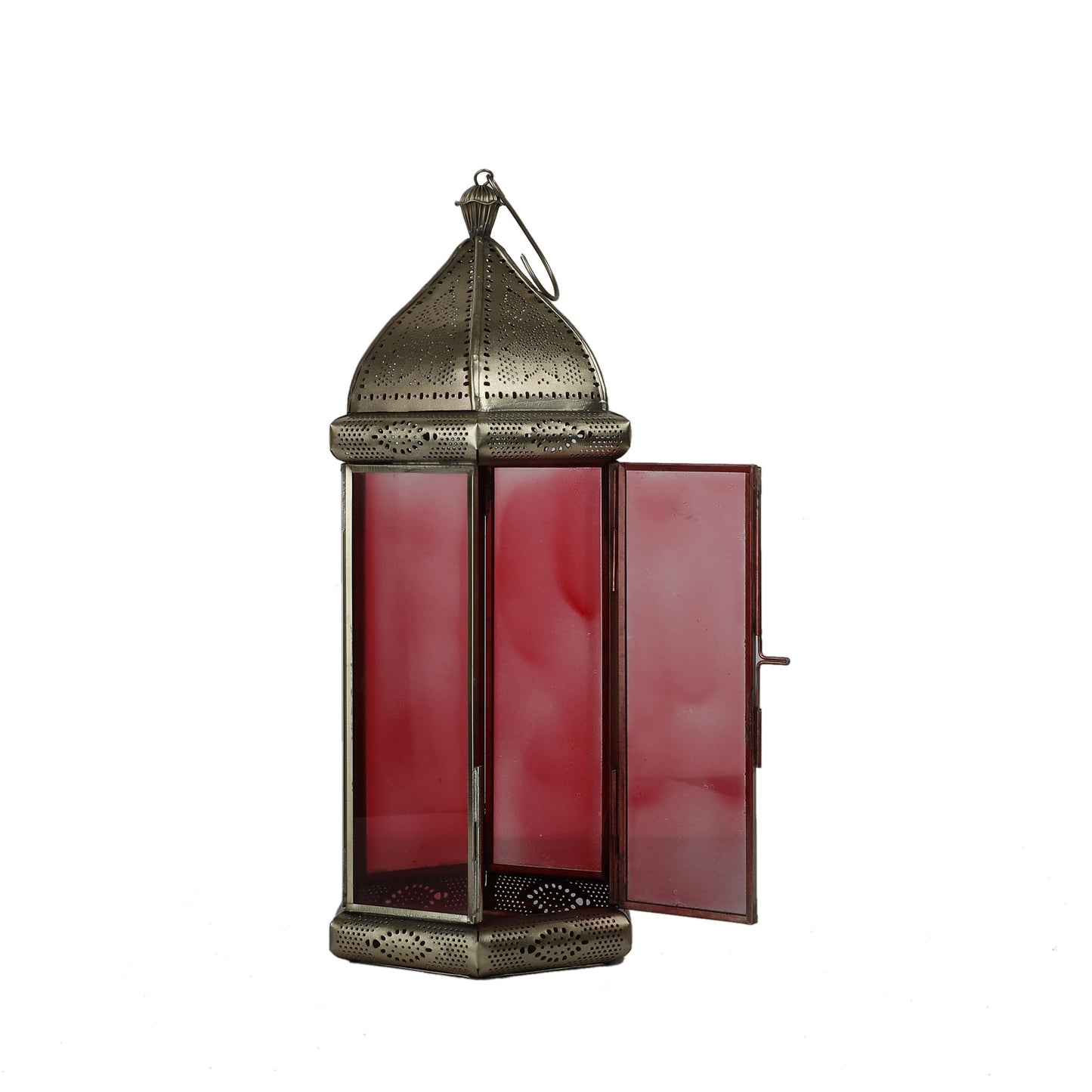 Peroza Antique Brass Lantern