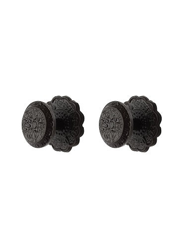 Lily Floral knobs Set Of 2