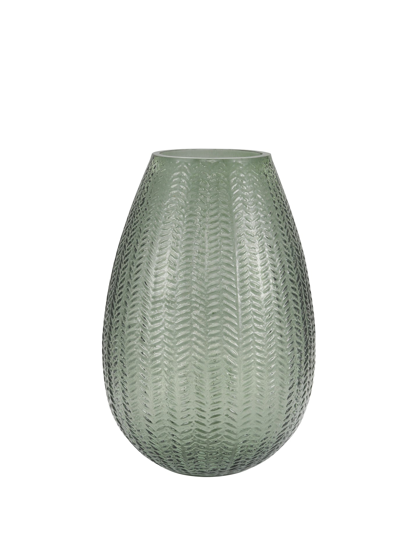 Emerald Glass Flower Vase