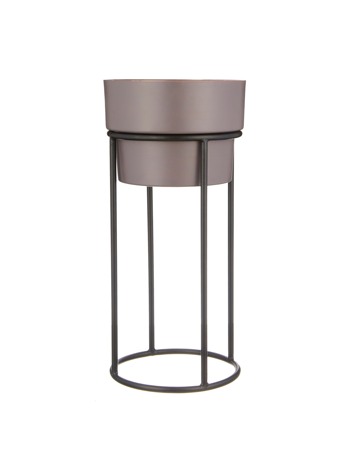 Bradley Grey & Black Planters Set of 2