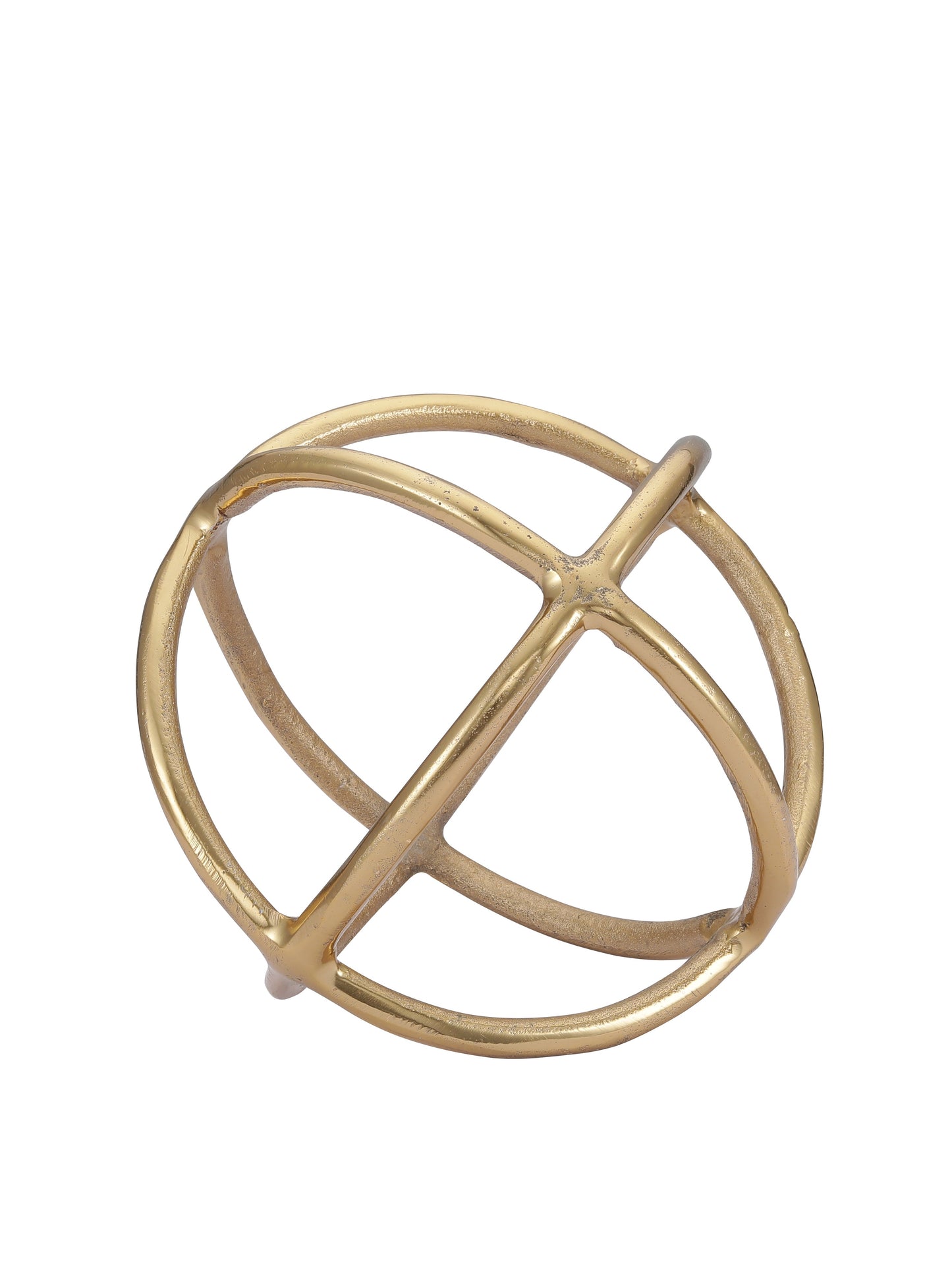 Decorative Gold Orbs Set
