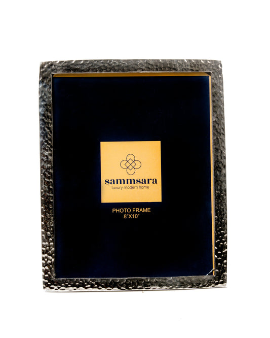Andrea Silver Hammered Photo Frame