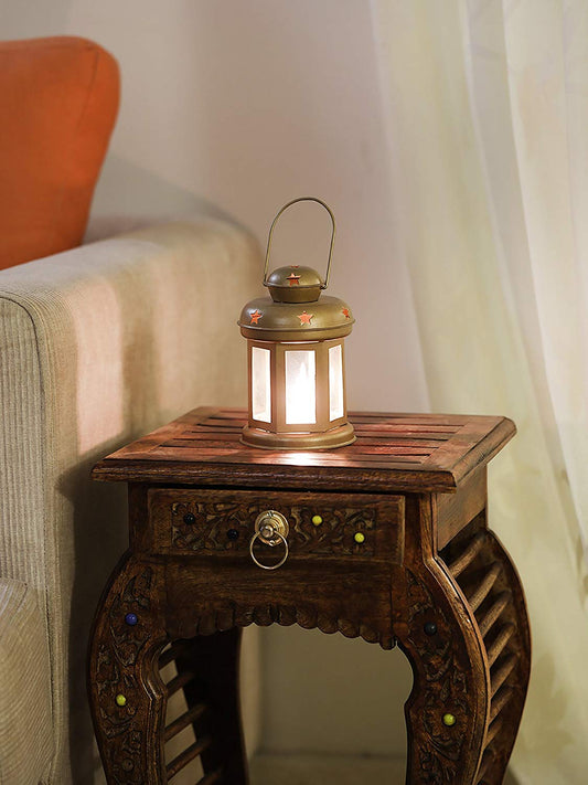 Gold Hanging Lantern