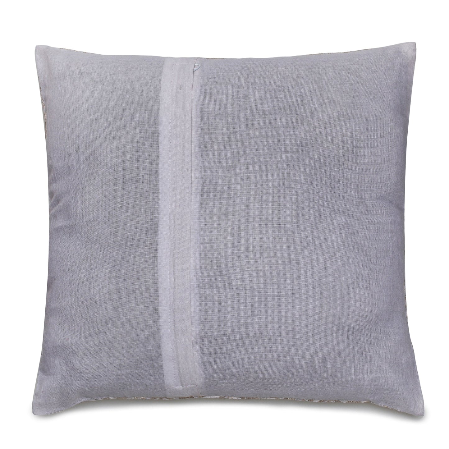 Varya Beige & Silver Cushion