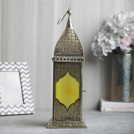 Laura Antique Brass Lantern