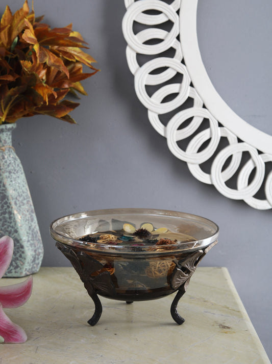 Daisy Brass Bowl