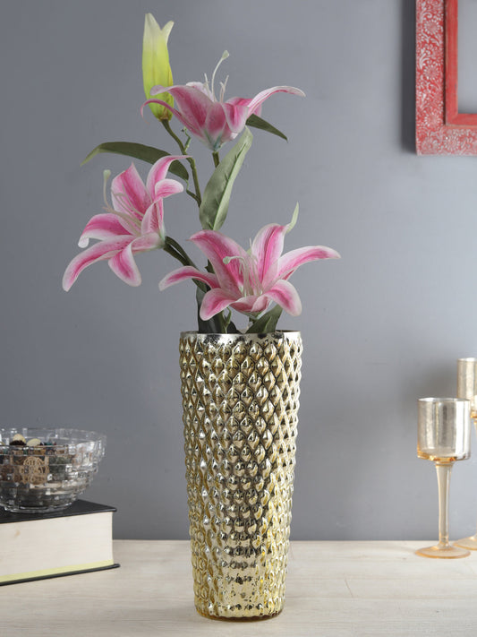 Mysore Gold Flower Vase Big