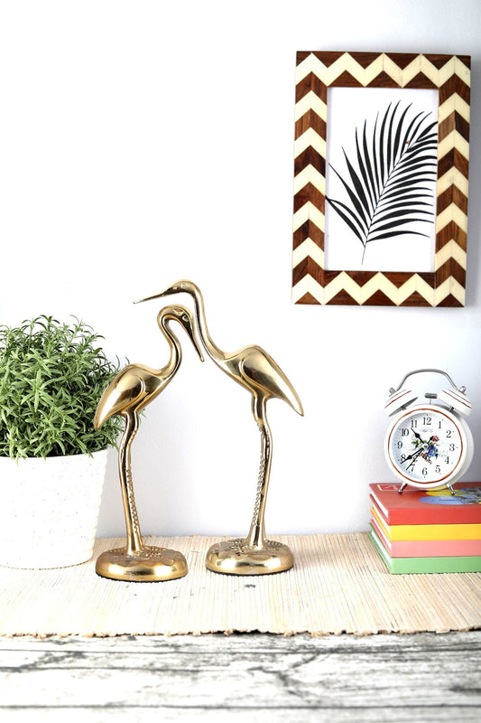 Decorative Gold Flamingo Set of 2