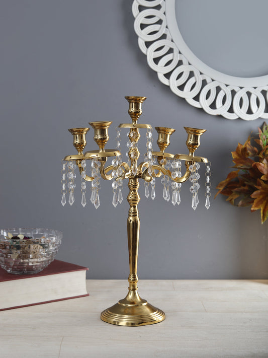 Roosevelt 5 Lite Jewelled Candleholder