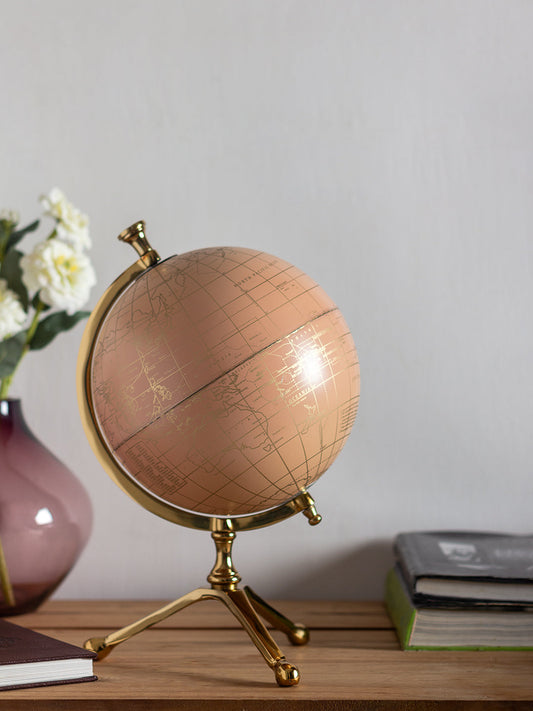 Hillary Laminated Peach Globe