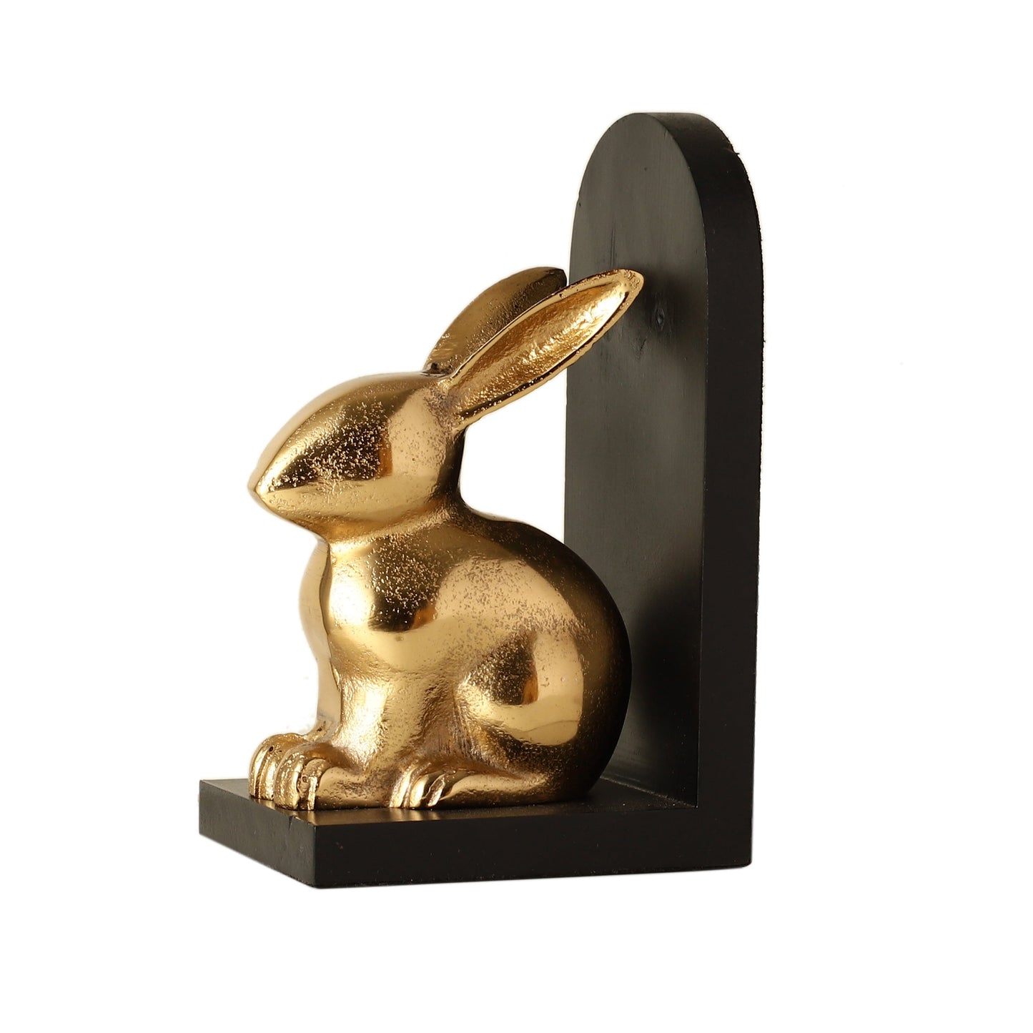 Harold Gold Rabbit Bookend set of 2