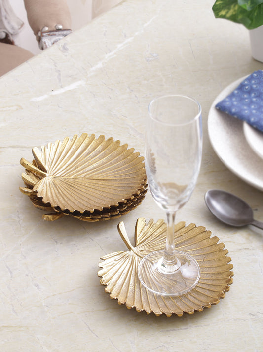 Sabal Leaf Set Of 4 Coasters