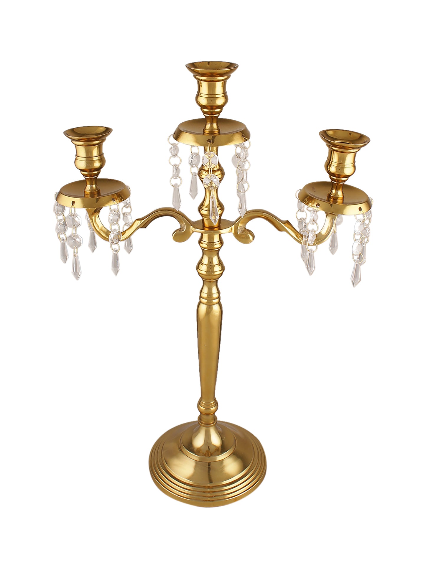 Roosevelt 3 Lite Jewelled Candleholder