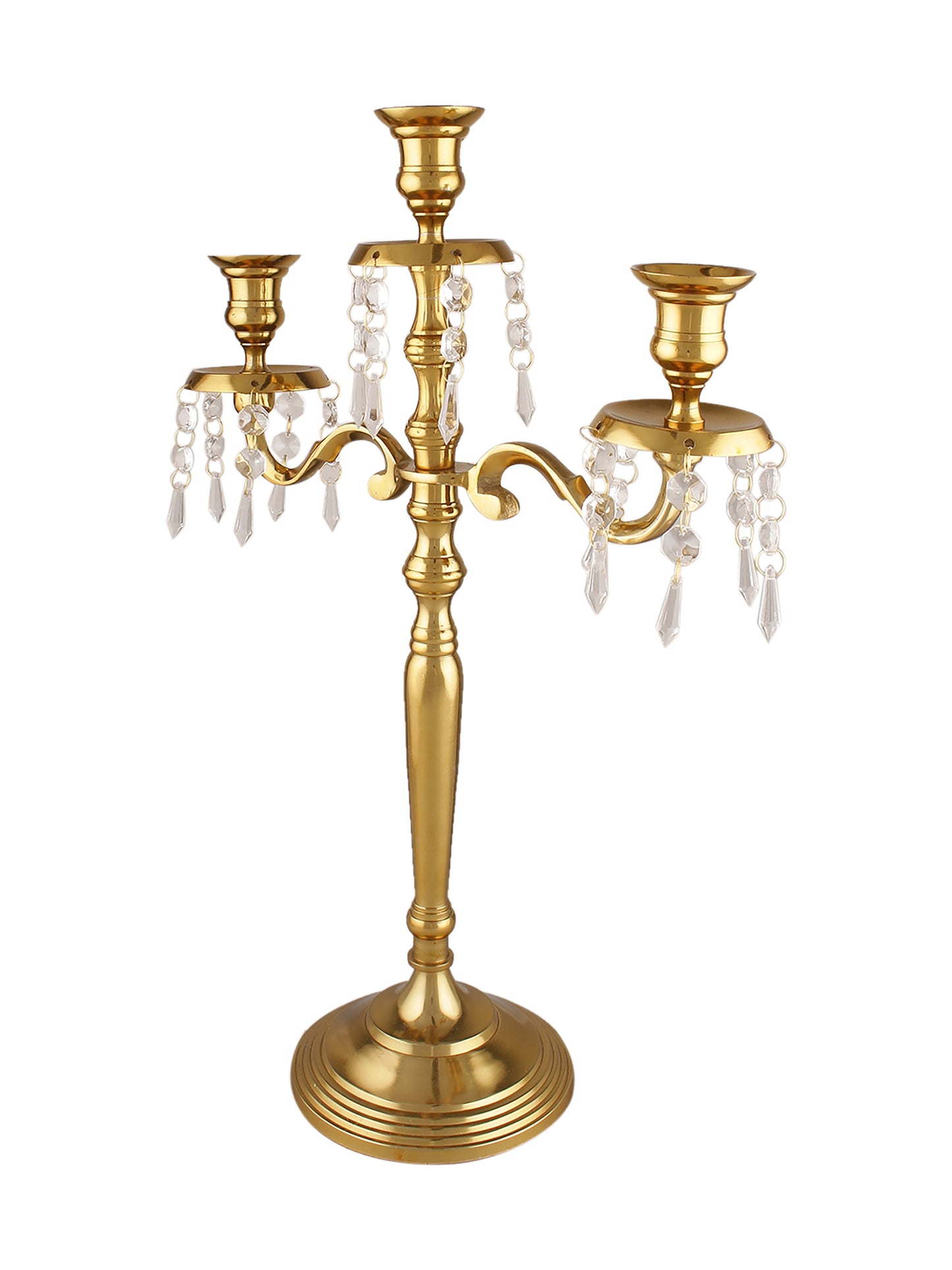Roosevelt 3 Lite Jewelled Candleholder