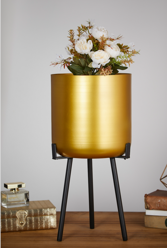 Stanley Black & Gold Planter