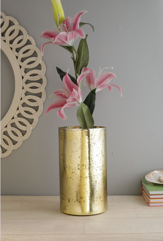 Amanda Gold Glass Flower Vase