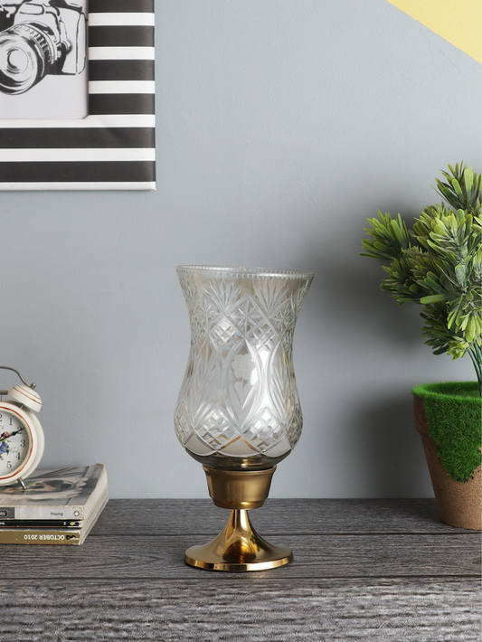 Lisbon Diamond Glass Hurricane