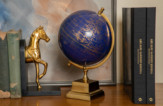 Francis Laminated Blue Globe