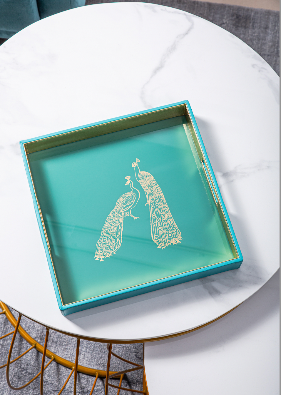 Bailey Peacock Square Tray