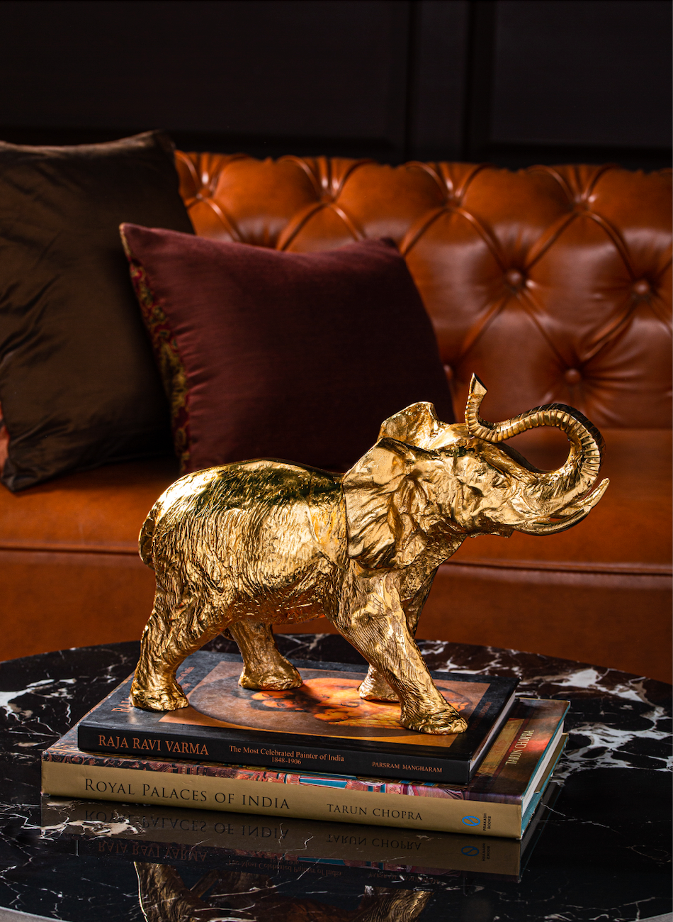 Clover Oversized Decorative Elephant Accent