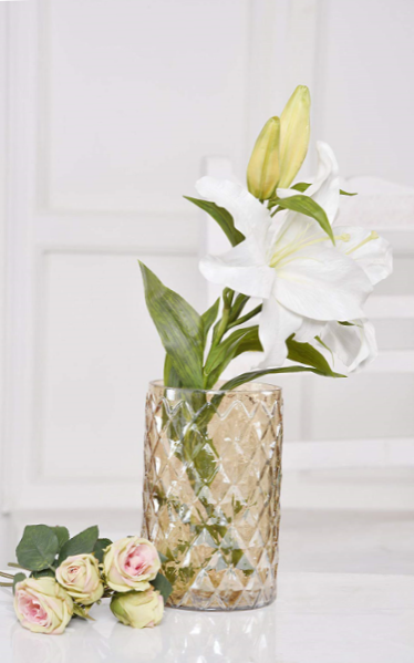 Orleans Gold Luster Vase