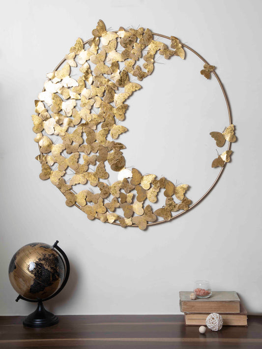 Sophia Butterfly Gold Wall Sculpture